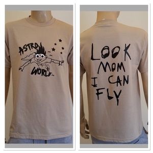 Travis Scott Astroworld Tee / Look Mom I Can Fly